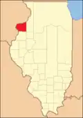 Das Mercer County von seiner Gründung im Jahre 1825 bis 1827