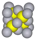 Struktur von Quecksilbersulfid