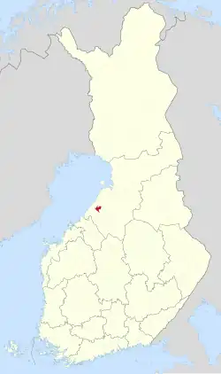Lage von Merijärvi in Finnland