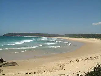 Strand südlich anschließend an den Termeil Point