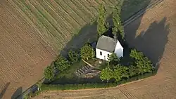 Heilig-Kreuz-Kapelle (Luftaufnahme&nbsp;2015)