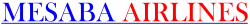 Das ehemalige Logo der Mesaba Airlines