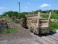 Wagen mit Holz