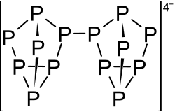 [P14]4− ist aus zwei verbrückten [P7]3−-Käfigen aufgebaut