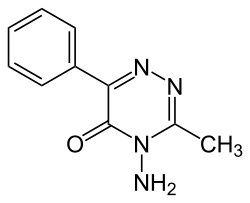 Strukturformel von Metamitron