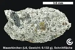 Fragment Meteorit Mauerkirchen