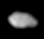 Jupitermond Metis zwischen November 1996 und Juni 1997 aufgenommen von Galileo.