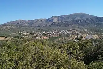 Blick von Süden auf den Arachneo.