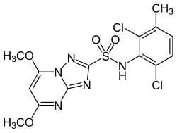 Strukturformel von Metosulam
