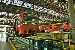 Betriebswerkstatt Thioley der Linie&nbsp;D der Métro Lyon