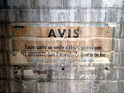 Historischer Hinweis auf das Verbot des Bettelns und des Feilbietens von Waren (Brochant, Paris)