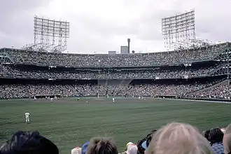 Das Metropolitan Stadium im Jahr 1981