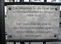 Den geächteten und in den Konzentrationslagern ermordeten jüdischen Mitbürgen