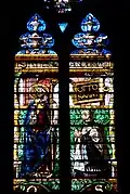 Bleiglasfenster in der Kathedrale Saint-Étienne in Metz