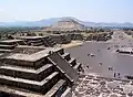 Teotihuacán, eine bedeutende, archäologische Ruinenstätte