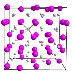 Kristallstruktur von Magnesiumiodid
