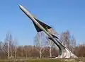 MiG-21 nördlich des Ortsausgangs von Radhospne