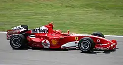 Michael Schumacher beim Großen Preis von Deutschland 2005