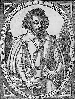 Kupferstich von Michael Praetorius aus dem Jahr 1606