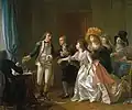 Streit um Ehevertrag, 1789 (Musée Carnavalet, Paris).