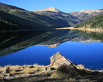 Wyoming Peak vom Middle Piney Lake