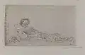 Mein Porträt im Jahre 1960 (1888), Radierung, 6,4 × 11,4 cm, Museum für Schöne Künste, Gent (WVZ D 34)