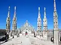 Dachlandschaft des Mailänder Doms