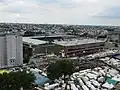Millerntorstadion mit fertiger neuer Gegengerade im August 2013