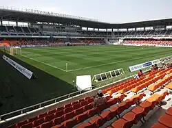 Blick in das Stadion (März 2015)