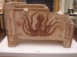 Larnax mit Oktopus