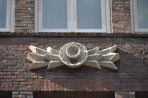 Dekordetail mit Rosette