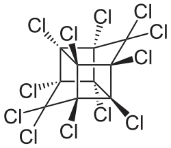 Strukturformel von Mirex
