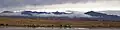 Berge der Sierra Estrella von Laveen in Arizona, Januar 2004, Hayes Peak rechts