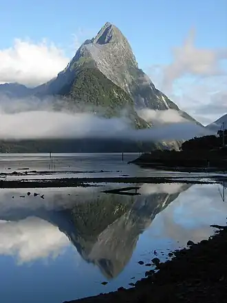 Mitre Peak am Milford Sound/Piopiotahi