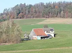Das Gehöft Mittelmühle im Südosten des Stadtteils.