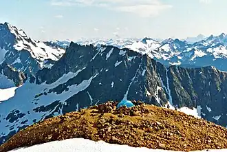 Der Mix-up Peak vom Sahale Mountain aus gesehen