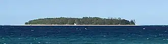 Blick auf Mnemba von Sansibar
