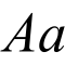 Antiqua-A (kursiv)