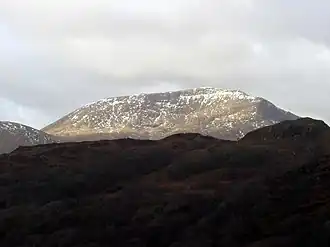 Blick von Süden auf den Moel Hebog