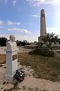 János-Móga-Büste und 1848er-Denkmal