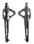 Zweite Bronzestatue