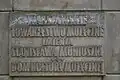 Hinweistafel auf nutzende Gesellschaft[4]