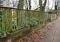 Jugendstil-Geländer neben der Moltkebrücke