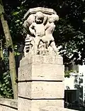 Skulpturen an der Moltkebrücke über die S-Bahn