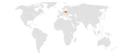 Lage von Monaco und Polen