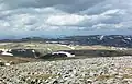 Blick vom Gipfel nach Westen über die Hochfläche Moine Mòr