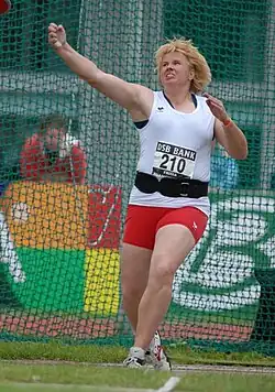 Monique Jansen Rang sieben mit 58,23&nbsp;m