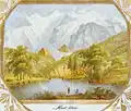 Mont Blanc, um 1820
