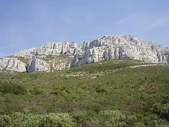 Blick aus Richtung Luminy vom Campus der Universität von Marseille
