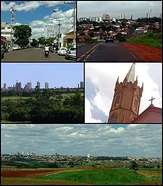 Stadtzentrum in Ourinhos